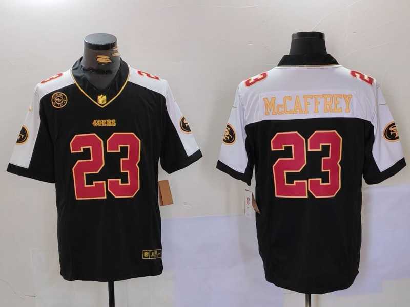 Mens San Francisco 49ers #23 Christian McCaffrey Black F.U.S.E. Mexico With Gate Bridge Patch Vapor Limited Stitched Jersey Dzhi